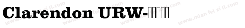Clarendon URW字体转换